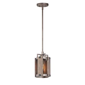 Maxim Outland Pendant Light in Barn Wood and Weathered Zinc