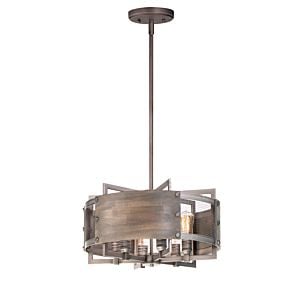  Outland Pendant Light in Barn Wood and Weathered Zinc