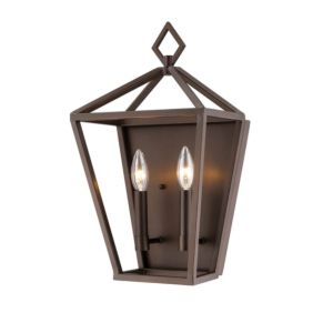 Millennium Lighting 2 Light Wall Sconce in Rubbed Bronze