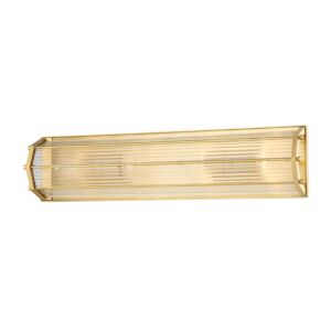 Wembley 4-Light Wall Sconce in Aged Brass