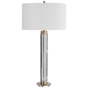 Davies 1-Light Table Lamp in Antique Brass