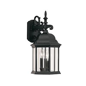 Devonshire 3-Light Wall Lantern in Black