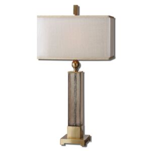 Caecilia 1-Light Table Lamp in Brushed Brass