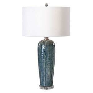 Maira 1-Light Table Lamp in Brushed Nickel