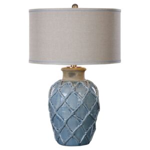 Parterre 1-Light Table Lamp in Pale Blue