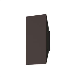 Sonneman Chamfer 11 Inch LED Wall Sconce in Textured Bronze