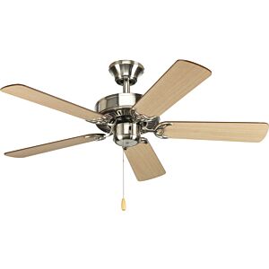 Airpro 42" Hanging Ceiling Fan in Brushed Nickel