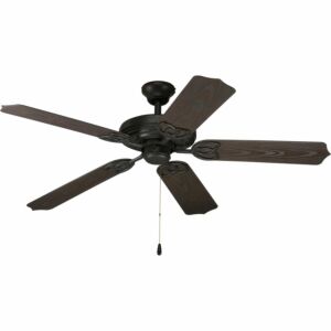 Airpro 52" Hanging Ceiling Fan in Forged Black
