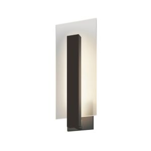 Sonneman Midtown 18 Inch LED Wall Sconce in Textured Bronze