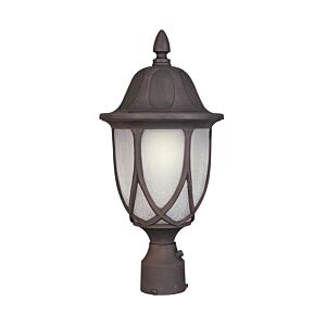 Capella 1-Light Post Lantern in Autumn Gold