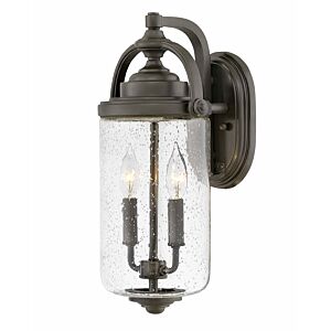 Hinkley Willoughby 2-Light Outdoor Light In Oil Rubbed Bronze