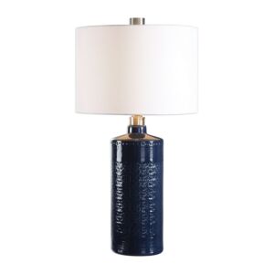 Thalia 1-Light Table Lamp in Brushed Nickel