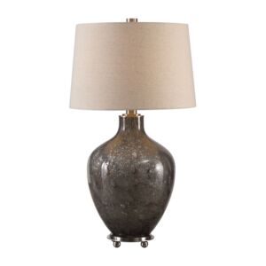 Adria 1-Light Table Lamp in Brushed Nickel