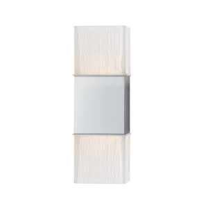 Hudson Valley Aurora 2 Light Wall Sconce in Polished Chrome