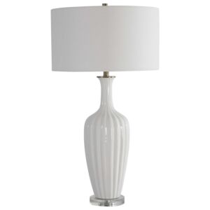 Strauss 1-Light Table Lamp in Brushed Brass