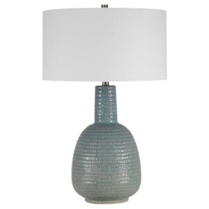 Delta 1-Light Table Lamp in Brushed Nickel