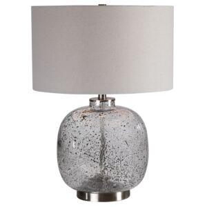 Storm 1-Light Table Lamp in Brushed Nickel