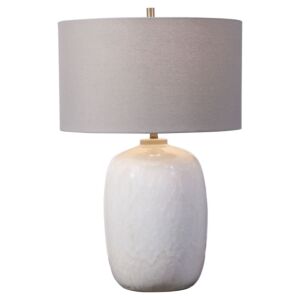 Winterscape 1-Light Table Lamp in Brushed Nickel