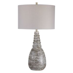 Arapahoe 1-Light Table Lamp in Distressed Rust Brown