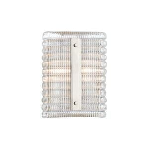 Athens 2-Light Wall Sconce in Polished Nickel