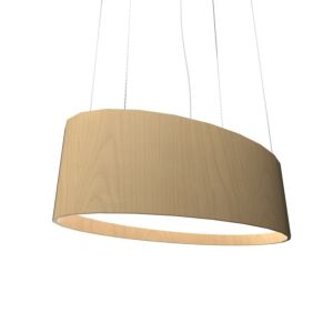 Oval LED Pendant in Maple