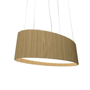 Oval LED Pendant in Sand