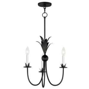 Paloma 3-Light Chandelier in Anthracite