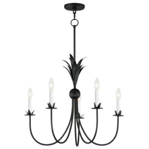 Paloma 5-Light Chandelier in Anthracite