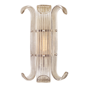 Hudson Valley Brasher 16 Inch Wall Sconce in Polished Nickel