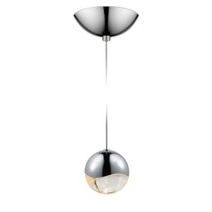 Sonneman Grapes 3.25 Inch LED Pendant w/ Dome Canopy in Polished Chrome