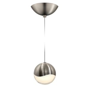 Sonneman Grapes 3.75 Inch LED Pendant w/ Dome Canopy in Satin Nickel