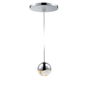Sonneman Grapes 2.5 Inch LED Pendant w/ Round Canopy in Polished Chrome