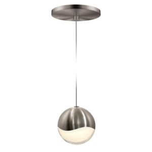 Sonneman Grapes 3.75 Inch LED Pendant w/ Round Canopy in Satin Nickel