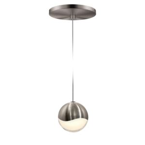 Sonneman Grapes 3.25 Inch LED Pendant w/ Round Canopy in Satin Nickel