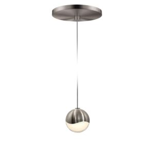 Sonneman Grapes 2.5 Inch LED Pendant w/ Round Canopy in Satin Nickel