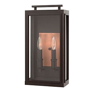 Hinkley Sutcliffe 2-Light Outdoor Light In Oil Rubbed Bronze