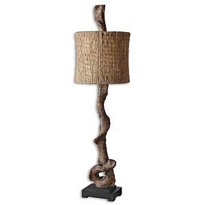 Driftwood 1-Light Buffet Lamp in Weathered Driftwood