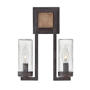 Sawyer 2-Light Outdoor Sconce in Sequoia