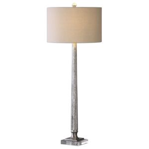 Fiona 1-Light Table Lamp in Brushed Nickel