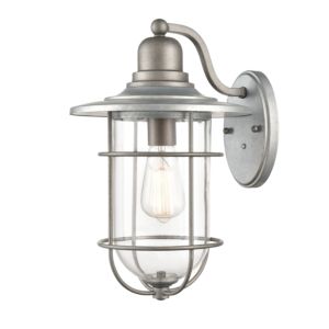 Outdoor Wall Light in Galvanized