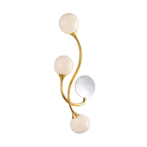  Signature Wall Sconce in Gold Leaf