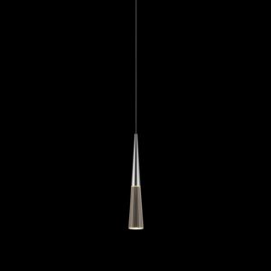 Sonneman Spire 2 Inch LED Pendant w/ Round Canopy in Polished Chrome
