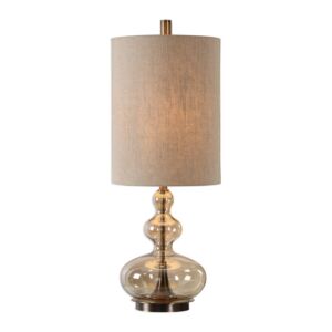 Formoso 1-Light Table Lamp in Antique Brass Steel