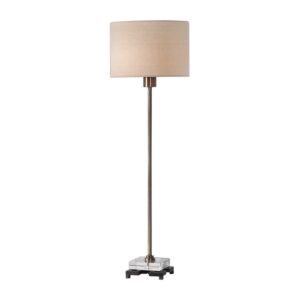 Danyon 1-Light Table Lamp in Antique Brass