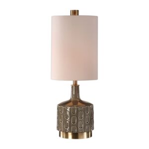Darrin 1-Light Table Lamp in Antique Brass