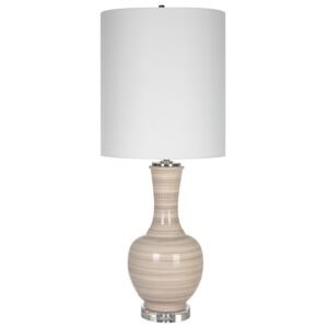 Chalice 1-Light Table Lamp in Polished Nickel