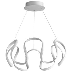 Cirro 1-Light LED Ceiling Mount in Silver Graphite