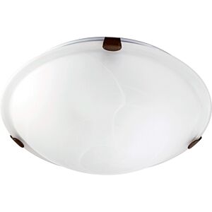 3000 Ceiling Mount 2-Light Ceiling Mount in Oiled Bronze