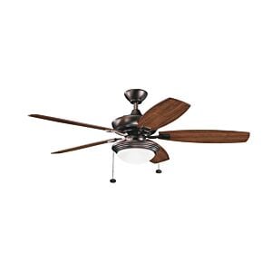 Canfield Select 1-Light 52 51.75" Ceiling Fan in Oil Brushed Bronze