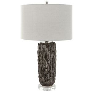 Nettle 1-Light Table Lamp in Polished Nickel
